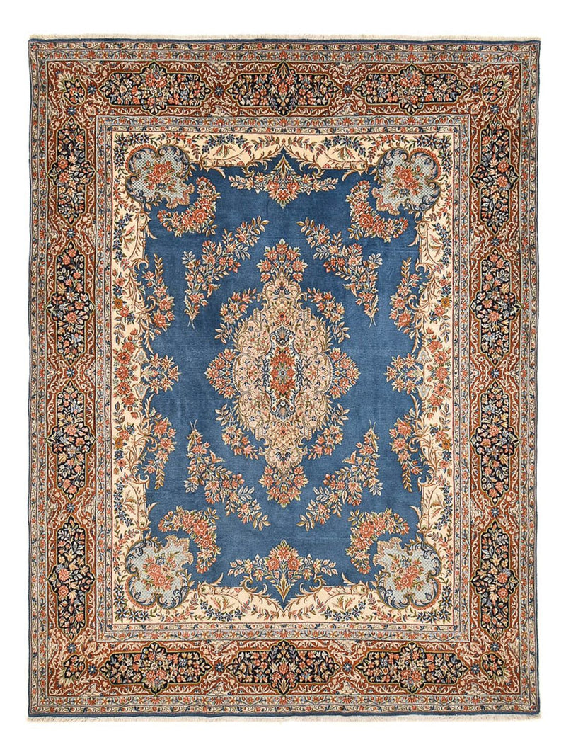 Alfombra persa - Real - 313 x 234 cm - azul