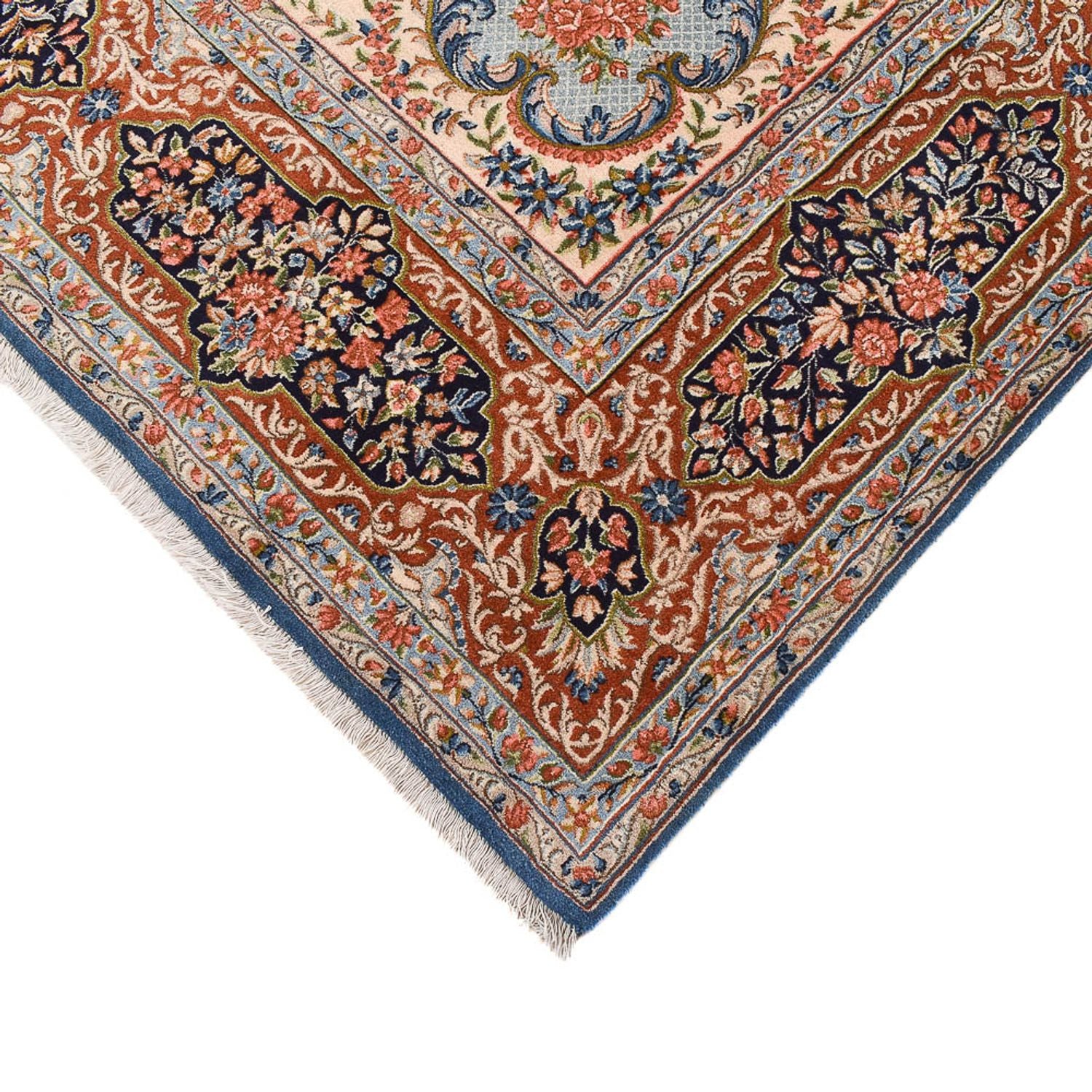 Alfombra persa - Real - 313 x 234 cm - azul