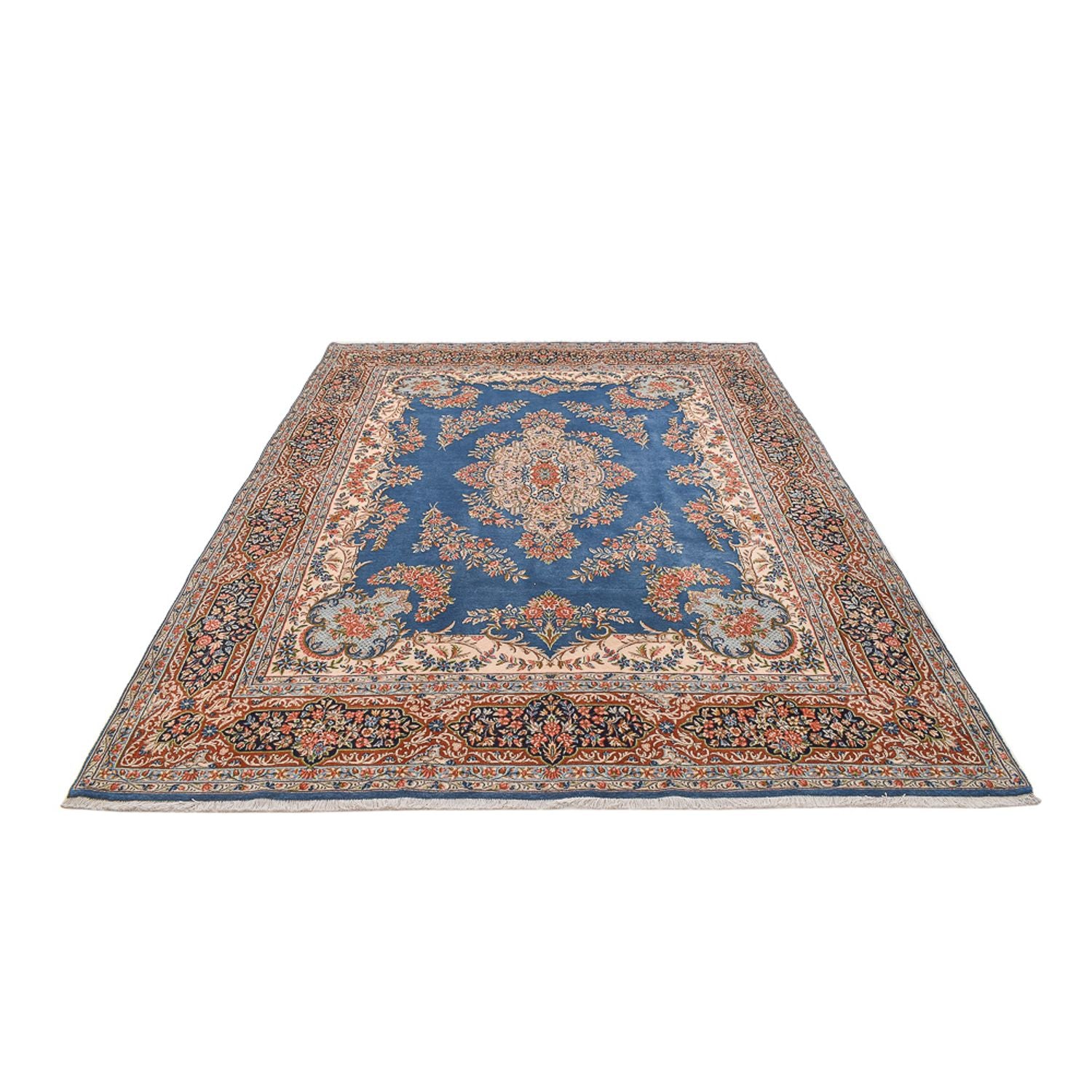 Alfombra persa - Real - 313 x 234 cm - azul