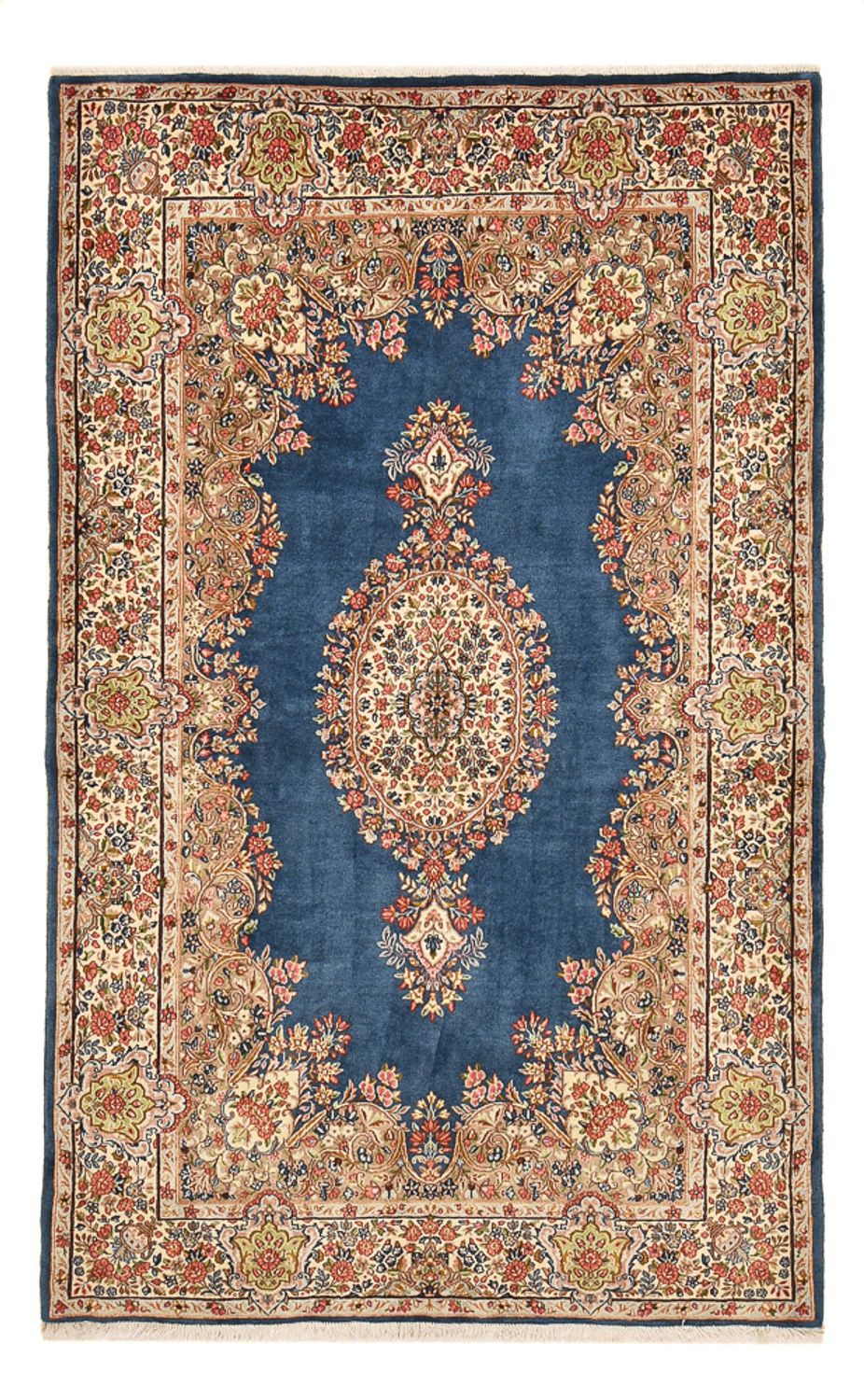 Alfombra persa - Real - 240 x 150 cm - azul