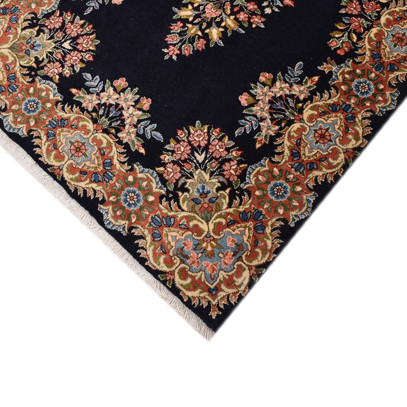 Alfombra de pasillo Alfombra persa - Real - 394 x 98 cm - azul oscuro
