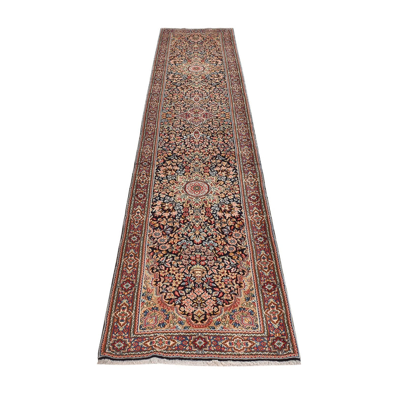 Alfombra de pasillo Alfombra persa - Real - 378 x 77 cm - beige oscuro