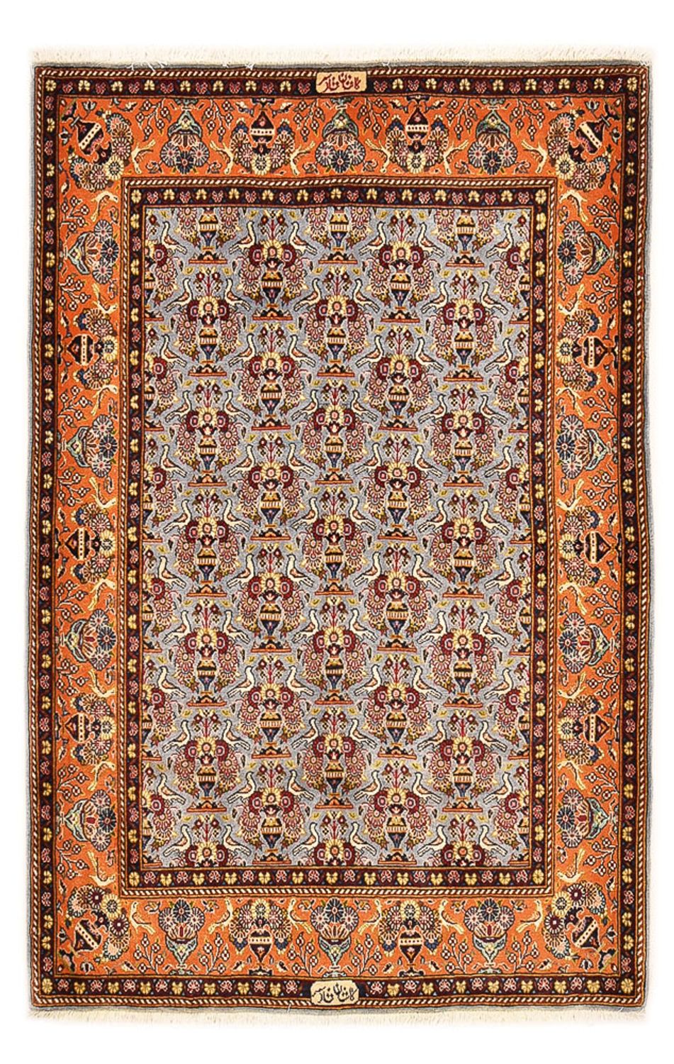 Alfombra persa - Ghom - Real - 169 x 111 cm - multicolor