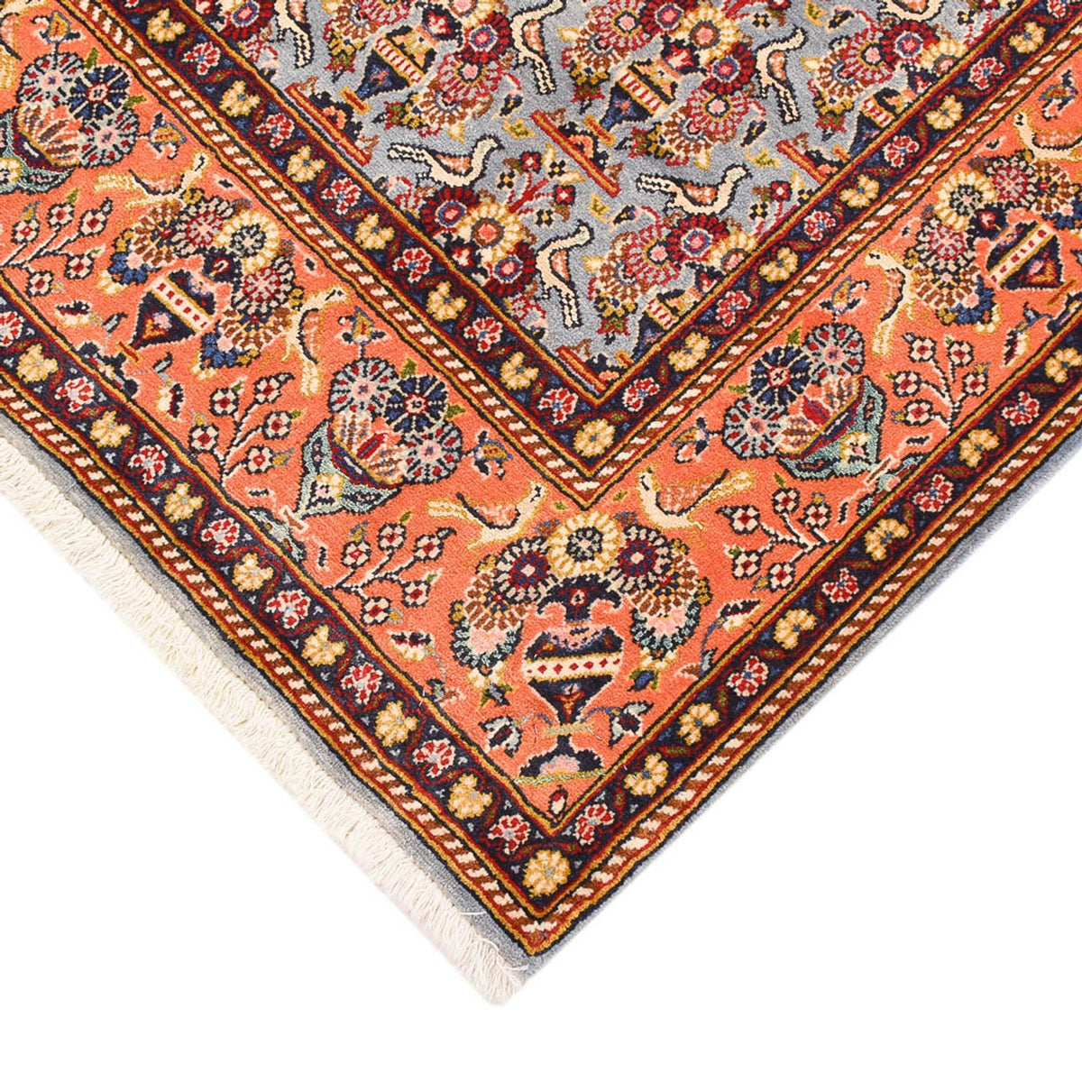 Alfombra persa - Ghom - Real - 169 x 111 cm - multicolor