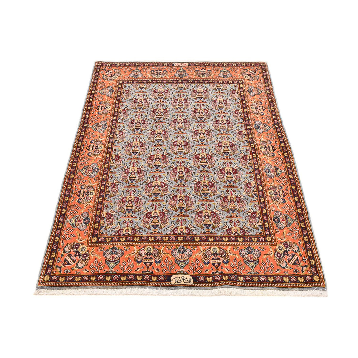 Alfombra persa - Ghom - Real - 169 x 111 cm - multicolor