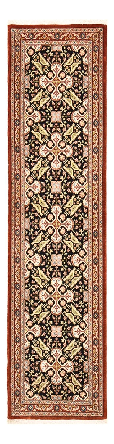 Alfombra de pasillo Alfombra Persa - Ghom - Royal - 203 x 54 cm - beige oscuro