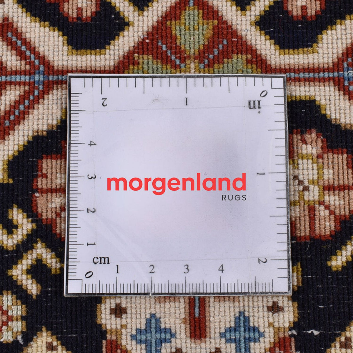 Alfombra de pasillo Alfombra Persa - Ghom - Royal - 203 x 54 cm - beige oscuro