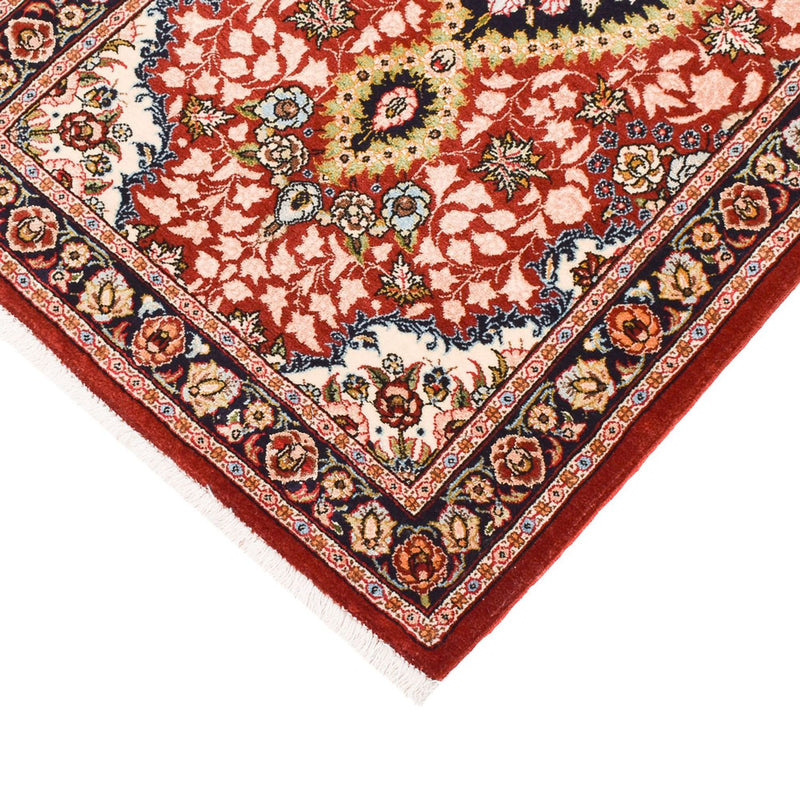 Alfombra de pasillo Alfombra Persa - Ghom - Royal - 297 x 63 cm - rojo claro
