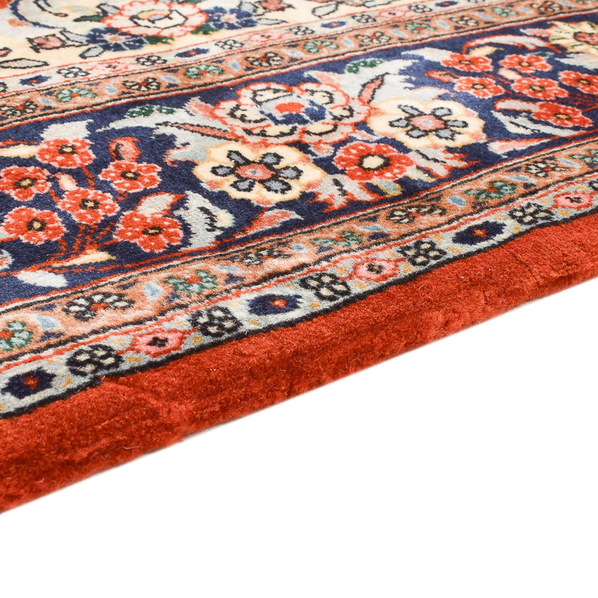 Alfombra Persa - Ghom - Royal - 196 x 131 cm - rojo