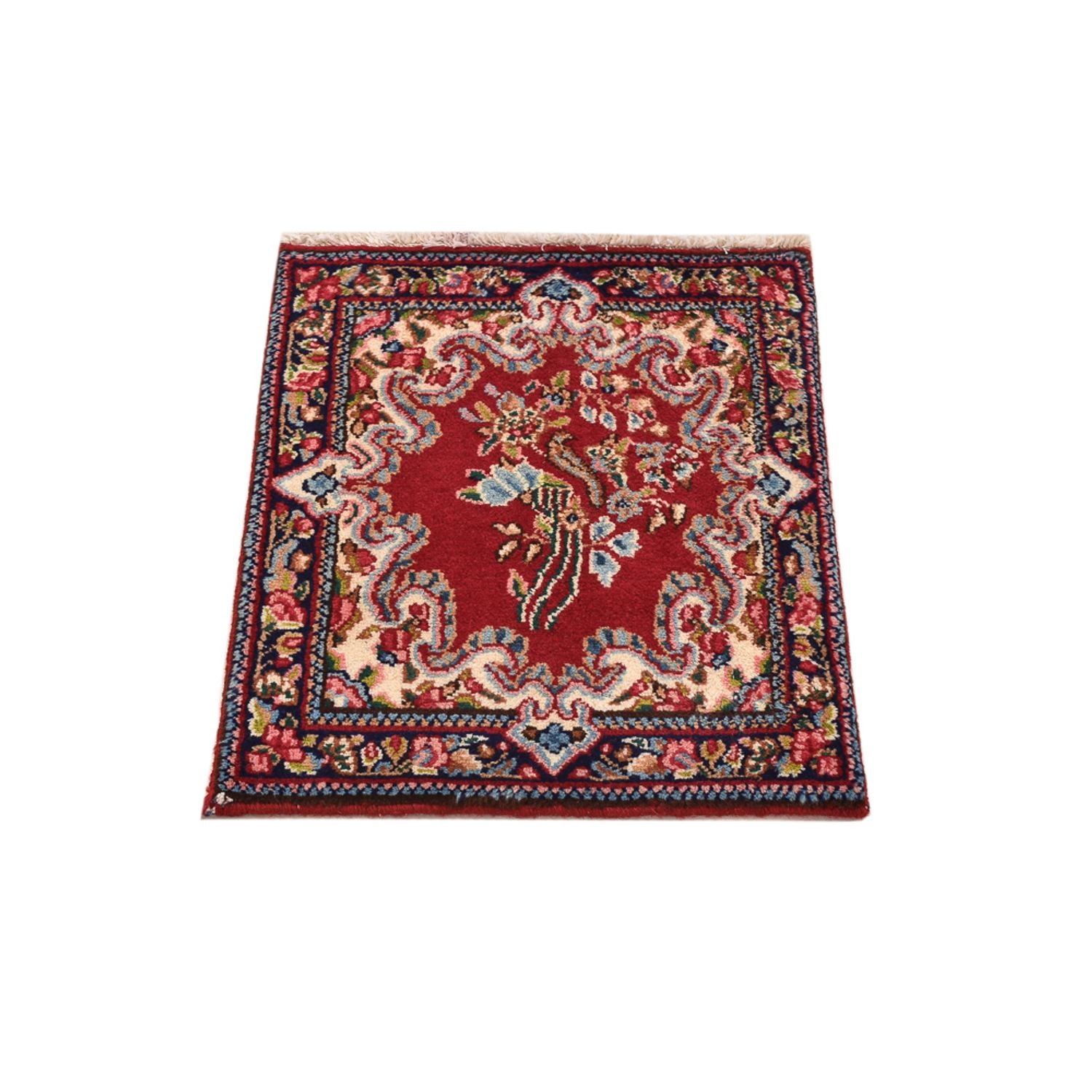 Alfombra persa - Real - 56 x 45 cm - rojo