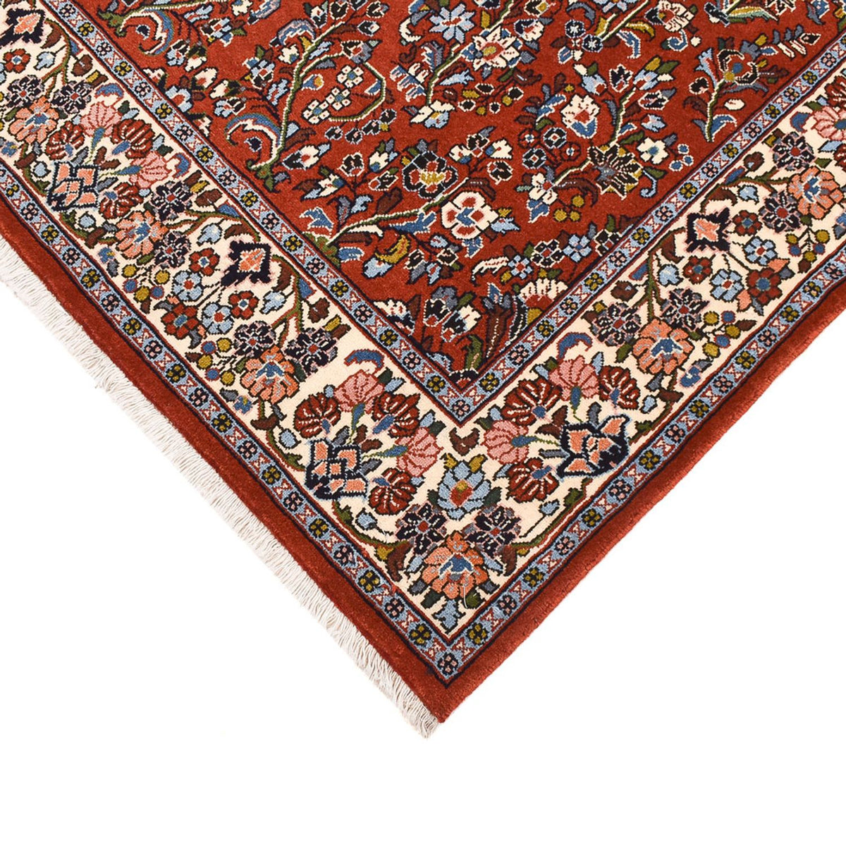 Alfombra de pasillo Alfombra persa - Clásica - 230 x 128 cm - rojo oscuro