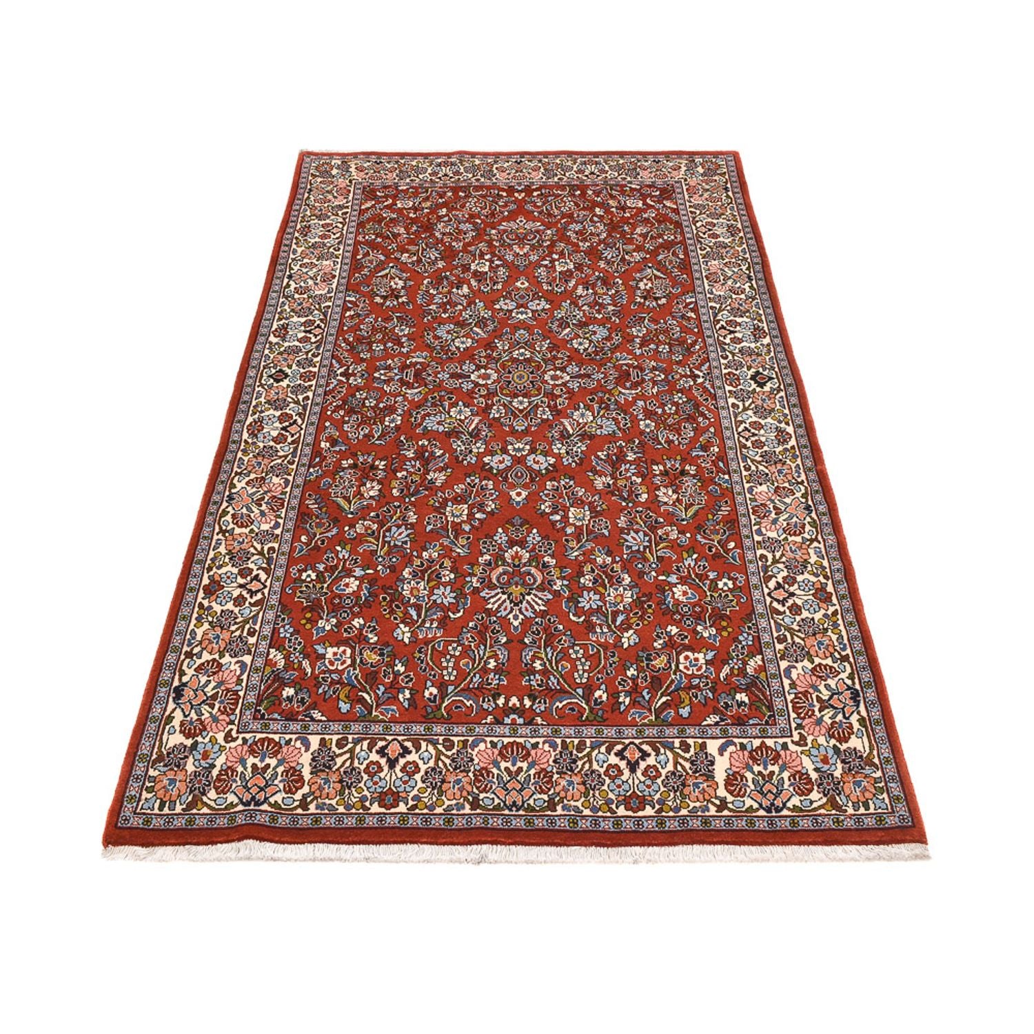 Alfombra de pasillo Alfombra persa - Clásica - 230 x 128 cm - rojo oscuro