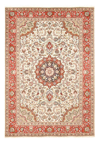 Alfombra Persa - Tabriz - Real - 305 x 203 cm - beige