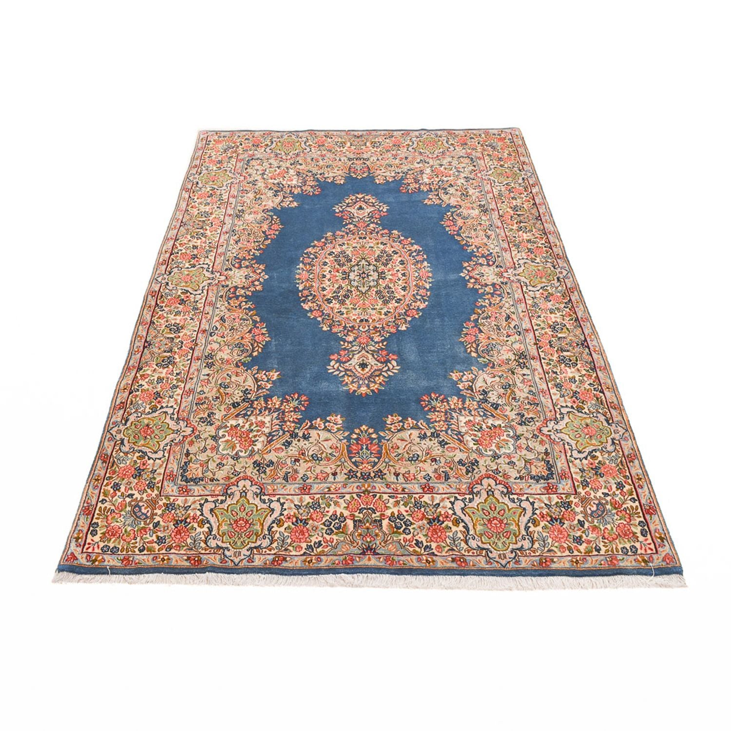 Alfombra persa - Real - 235 x 145 cm - azul