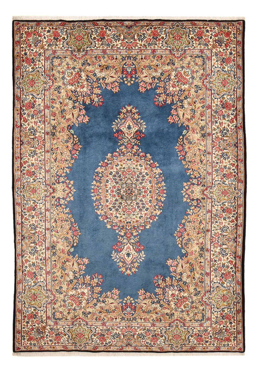 Alfombra persa - Real - 265 x 180 cm - azul