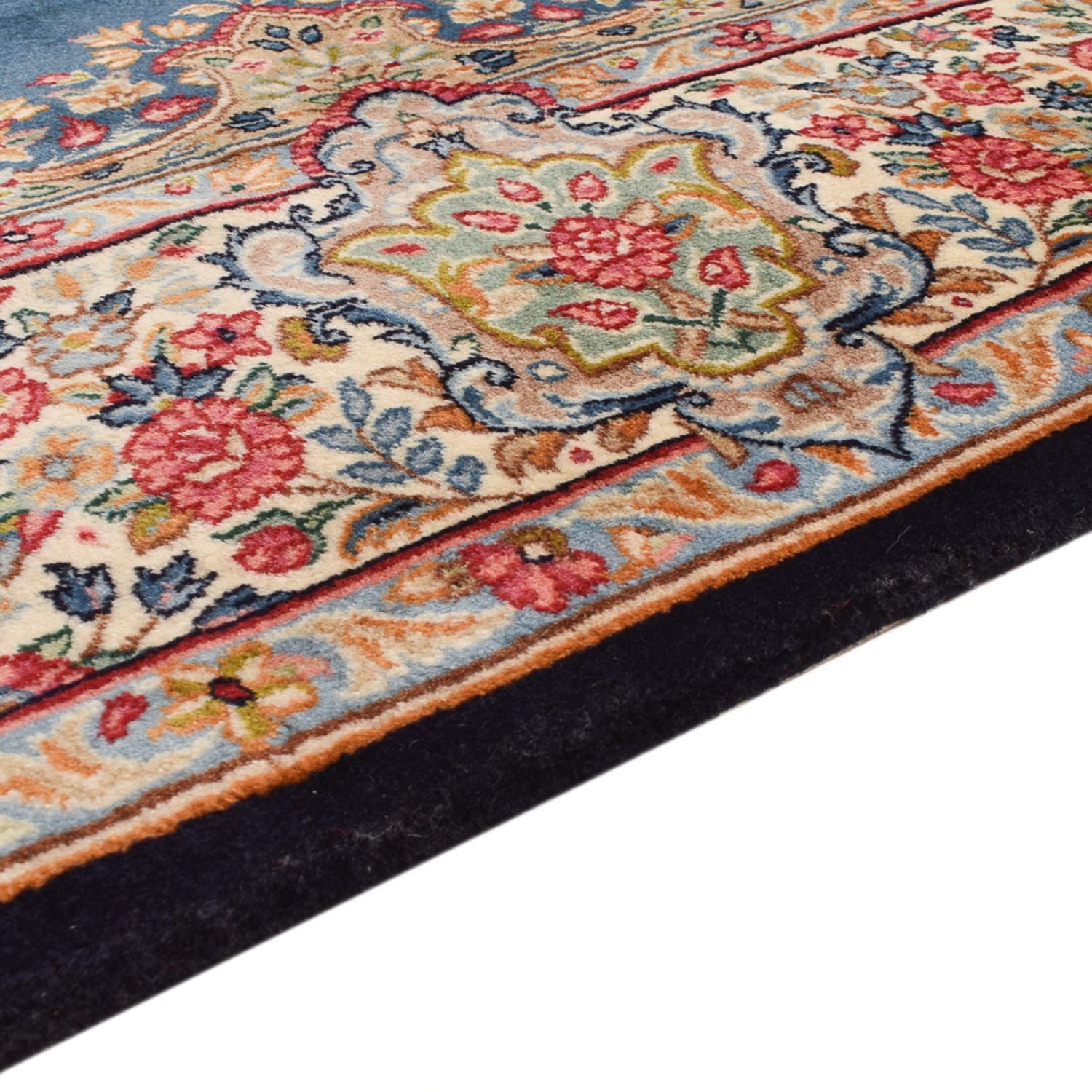 Alfombra persa - Real - 265 x 180 cm - azul
