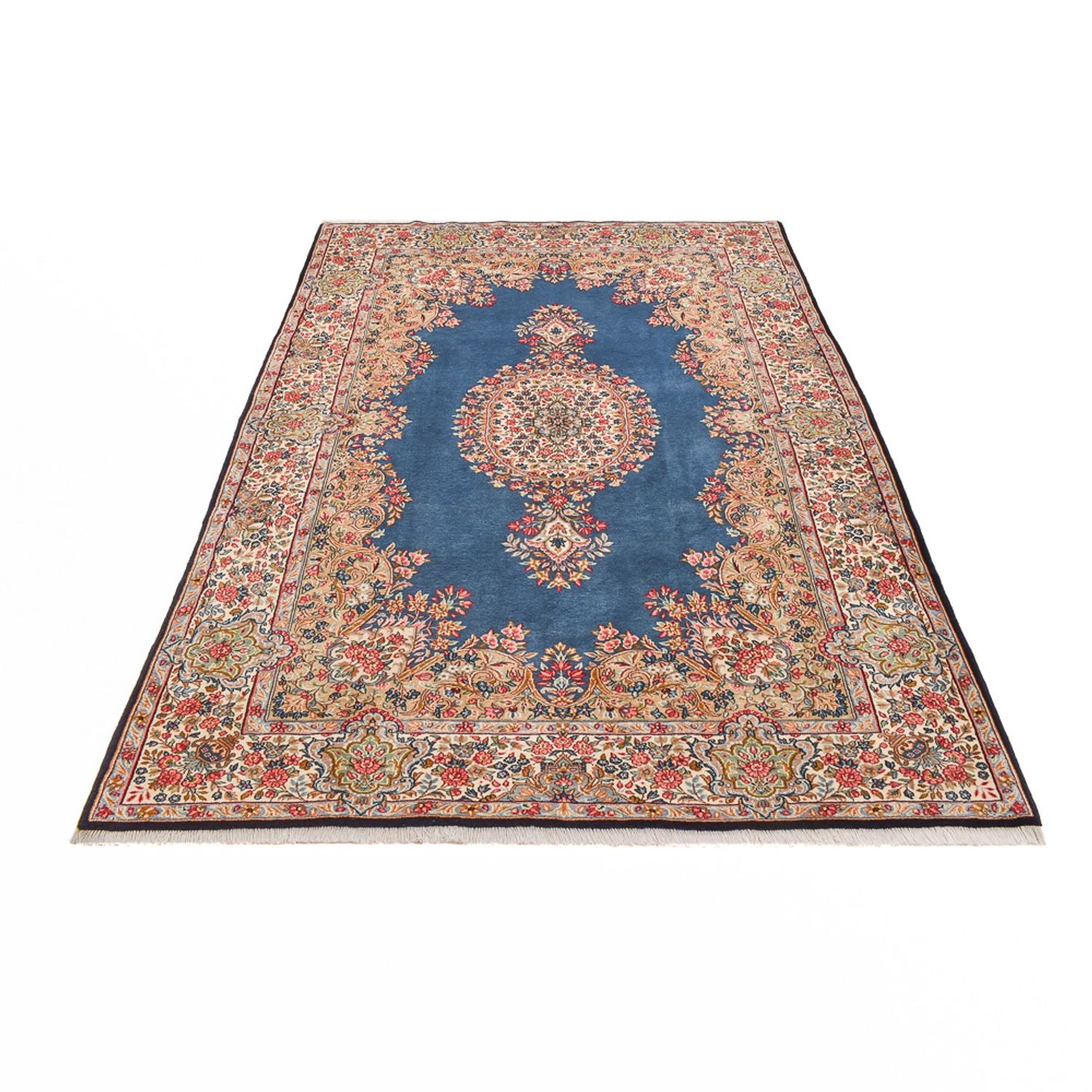 Alfombra persa - Real - 265 x 180 cm - azul