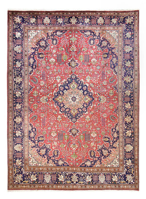 Alfombra Persa - Tabriz - Real - 402 x 300 cm - rojo claro