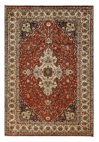 Alfombra persa - Real - 297 x 201 cm - rojo oscuro