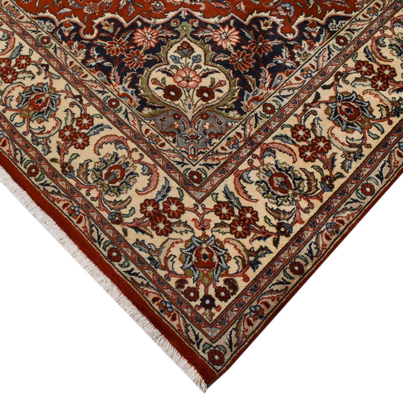 Alfombra persa - Real - 297 x 201 cm - rojo oscuro
