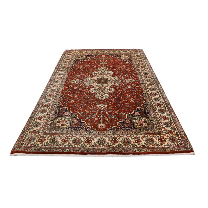 Alfombra persa - Real - 297 x 201 cm - rojo oscuro