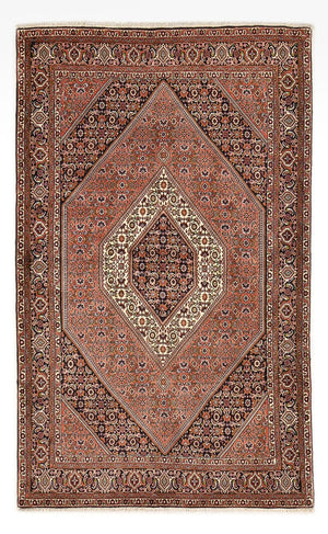Alfombra persa - Bidjar - 251 x 150 cm - óxido