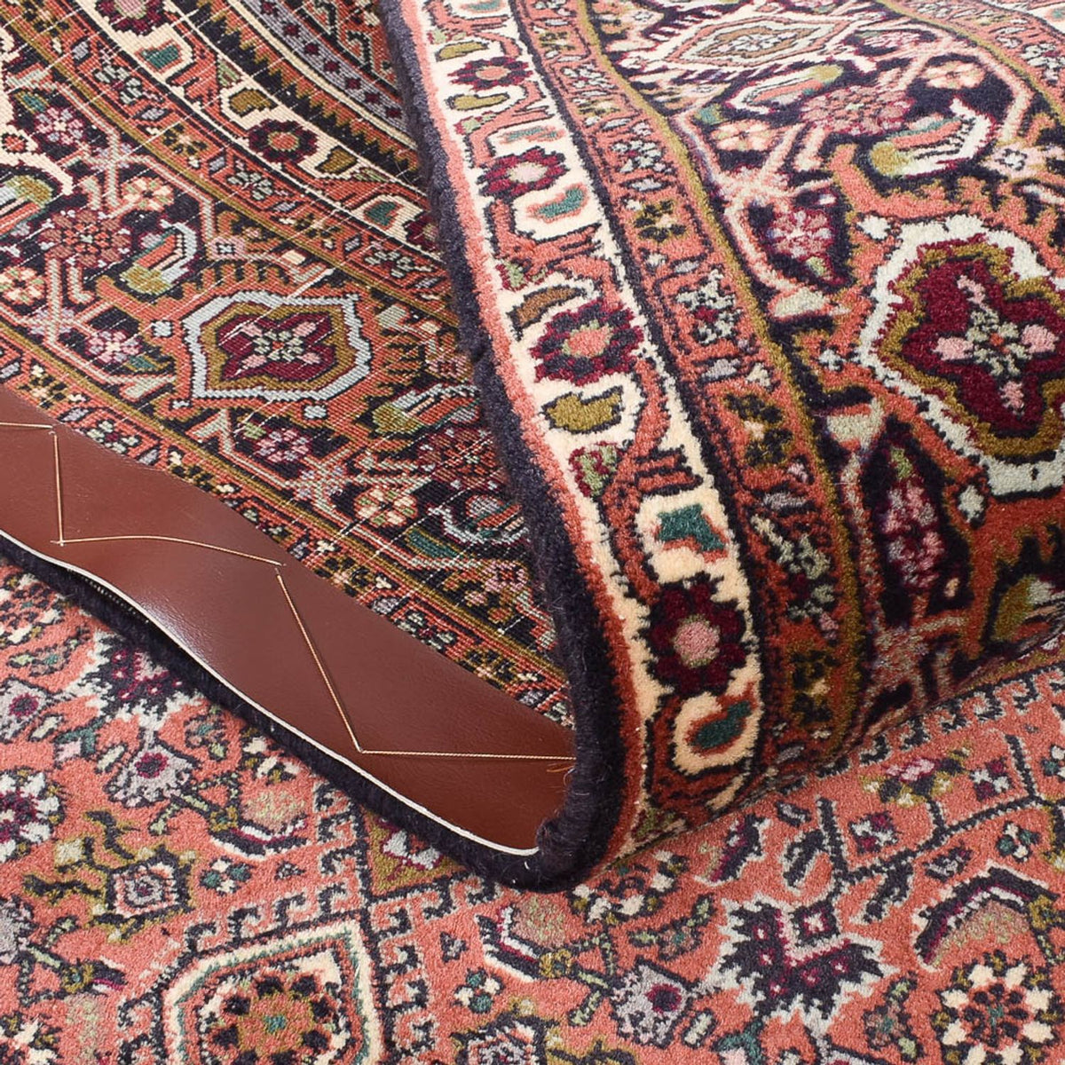 Alfombra persa - Bidjar - 251 x 150 cm - óxido