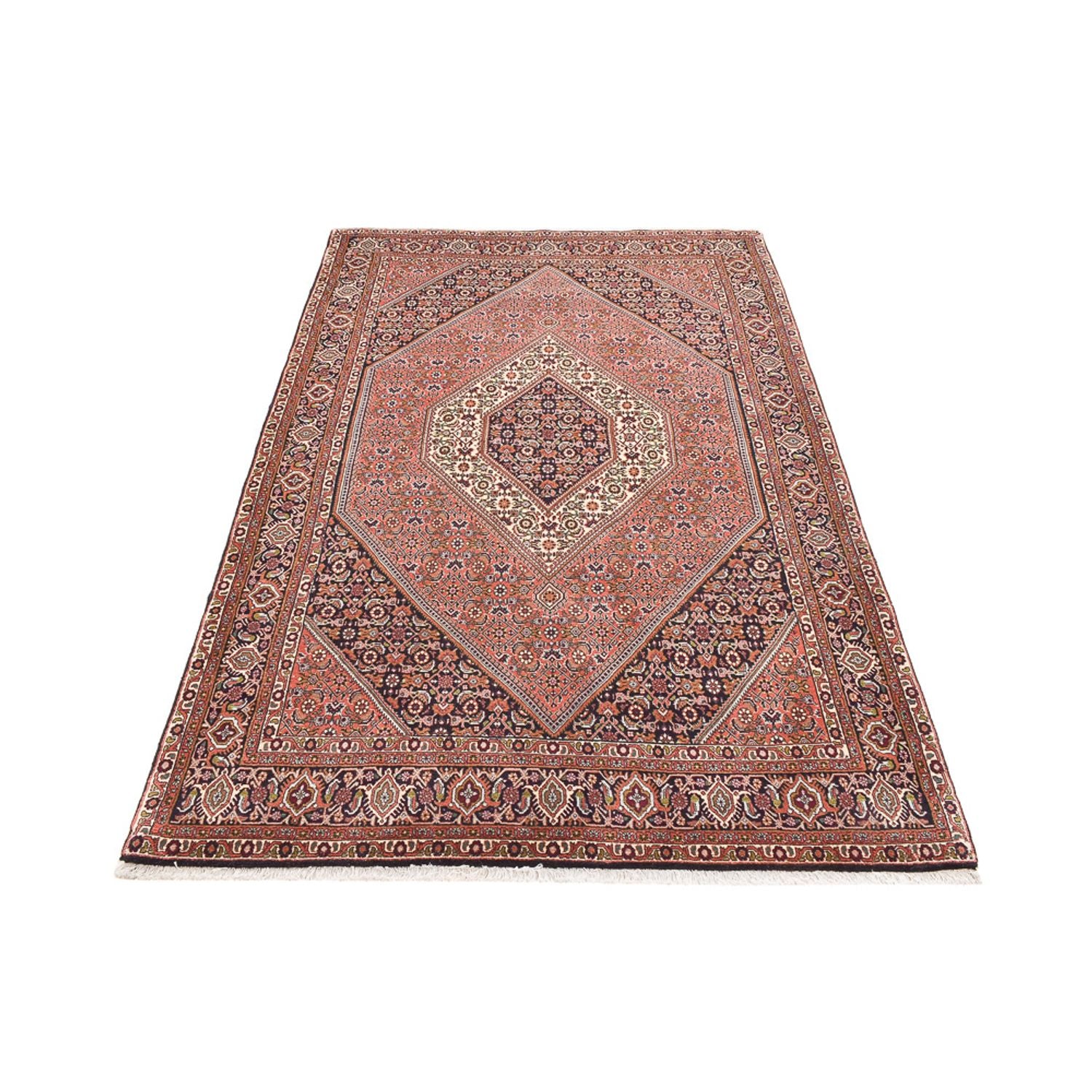 Alfombra persa - Bidjar - 251 x 150 cm - óxido