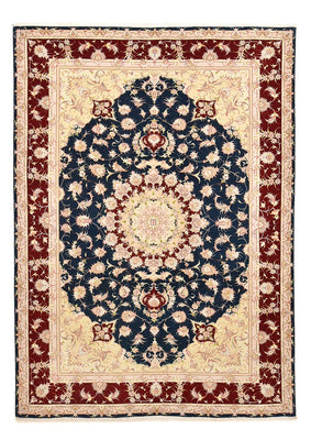 Alfombra Persa - Tabriz - Real - 287 x 202 cm - azul oscuro