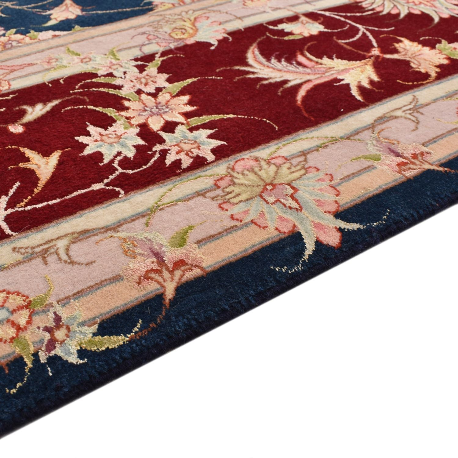 Alfombra Persa - Tabriz - Real - 287 x 202 cm - azul oscuro