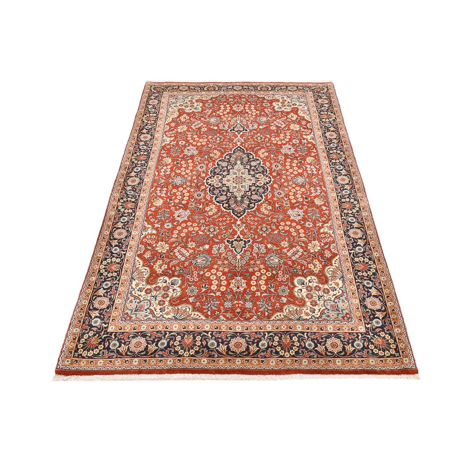 Alfombra Persa - Ghom - Royal - 240 x 142 cm - rojo