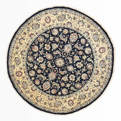 Alfombra persa - Clásica - 240 x 240 cm - azul oscuro