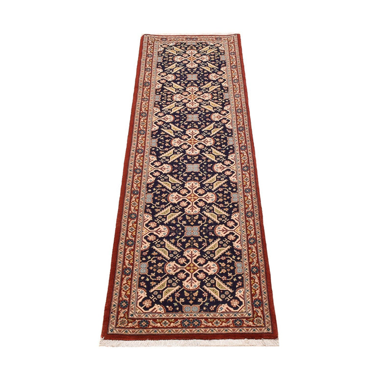 Alfombra de pasillo Alfombra Persa - Ghom - Royal - 205 x 55 cm - beige oscuro
