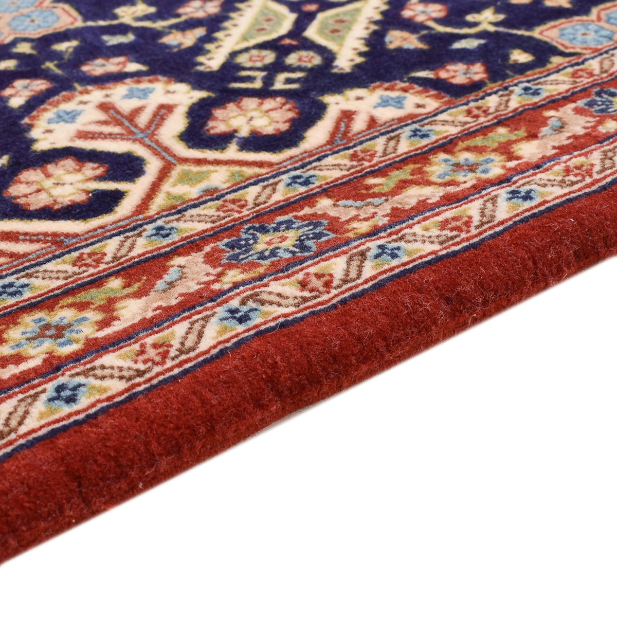 Alfombra de pasillo Alfombra Persa - Ghom - Royal - 204 x 55 cm - beige oscuro