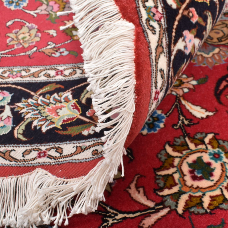 Alfombra Persa - Tabriz - Real redondo  - 150 x 150 cm - rojo