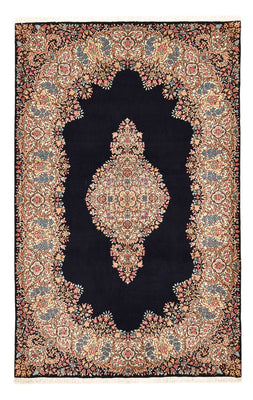 Alfombra persa - Real - Real - 236 x 150 cm - azul oscuro