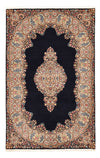 Rafsanjan Alfombra 150x236cm - Alfombra persa - Rectángulo / Azul Oscuro / 150 x 236 cm Rectángulo