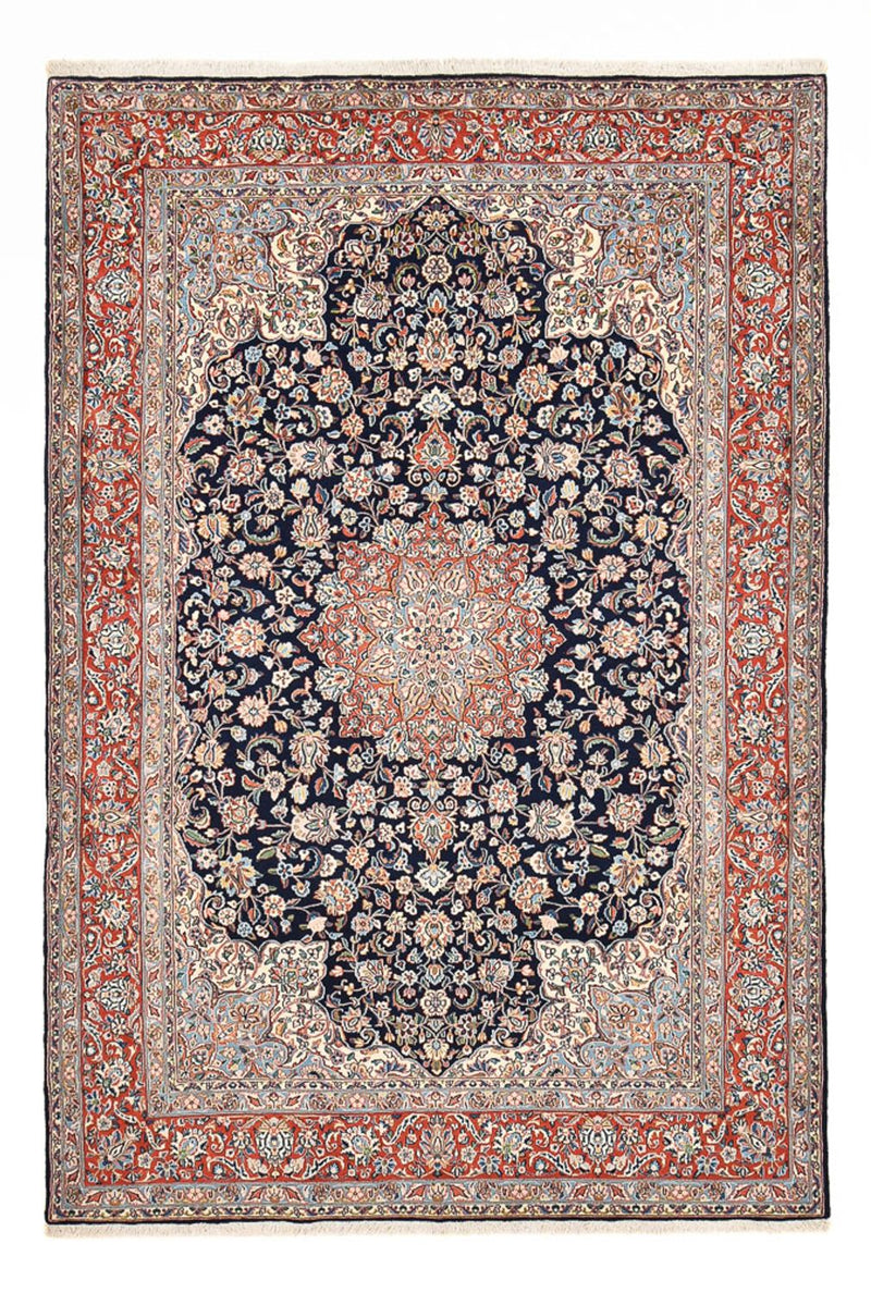 Alfombra persa - Real - 300 x 198 cm - azul oscuro
