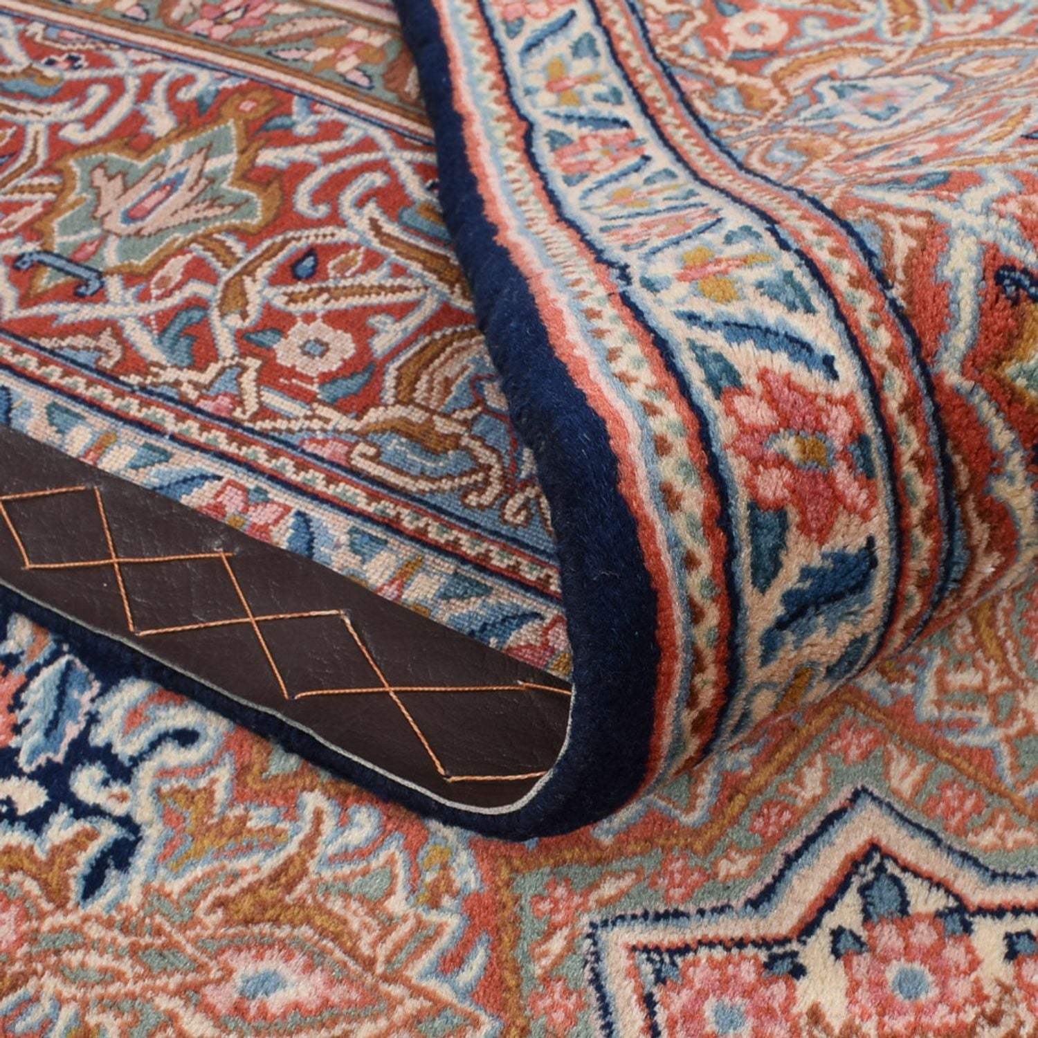 Alfombra persa - Real - 300 x 200 cm - azul oscuro