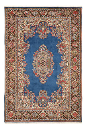 Alfombra persa - Real - 285 x 187 cm - azul