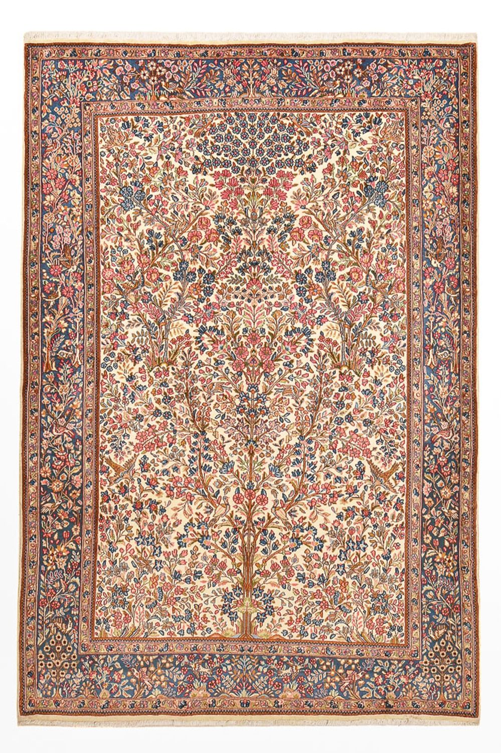Alfombra persa - Real - 271 x 182 cm - rojo claro