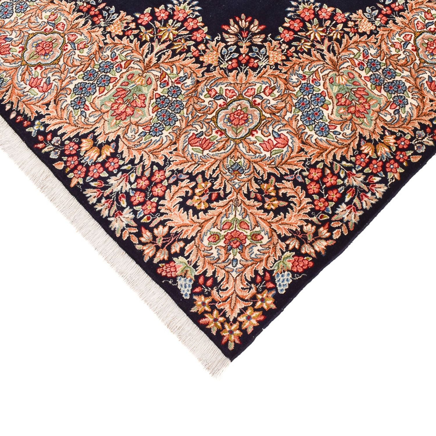 Alfombra persa - Real - 260 x 153 cm - azul oscuro