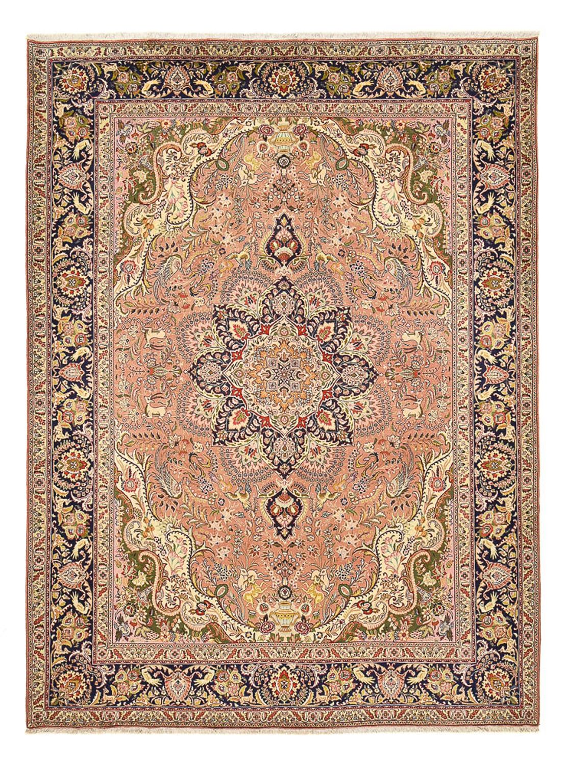 Alfombra Persa - Tabriz - Real - 350 x 254 cm - salmón