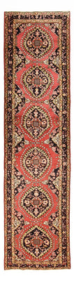 Alfombra de pasillo Alfombra persa - Nómada - 442 x 118 cm - rojo claro