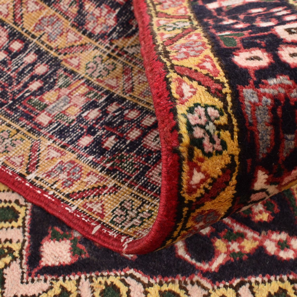 Alfombra de pasillo Alfombra persa - Nómada - 442 x 118 cm - rojo claro