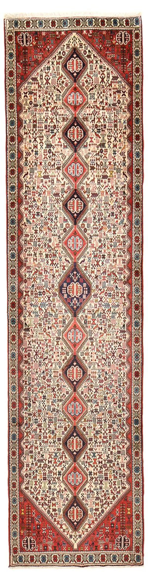 Alfombra de pasillo Alfombra persa - Nómada - 390 x 97 cm - beige