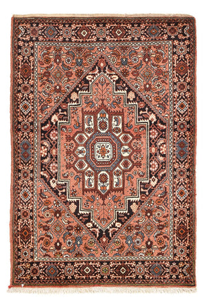 Alfombra persa - Nómada - 115 x 76 cm - rojo claro