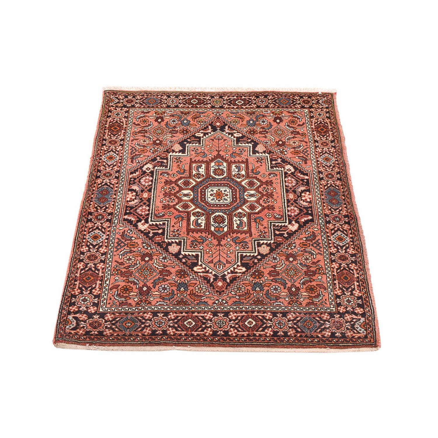 Alfombra persa - Nómada - 115 x 76 cm - rojo claro