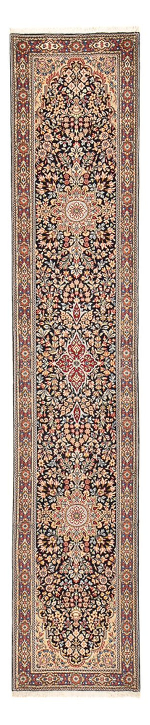 Alfombra de pasillo Alfombra persa - Real - 396 x 77 cm - beige oscuro