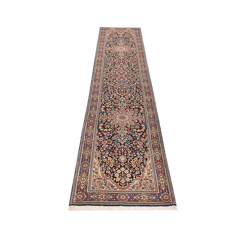Alfombra de pasillo Alfombra persa - Real - 396 x 77 cm - beige oscuro